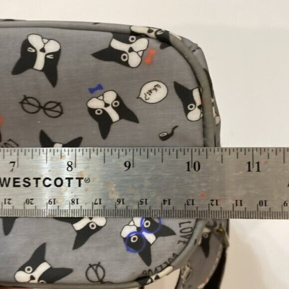 Qzcai Garden Grey Backpack with dogs - Picture 9 of 12